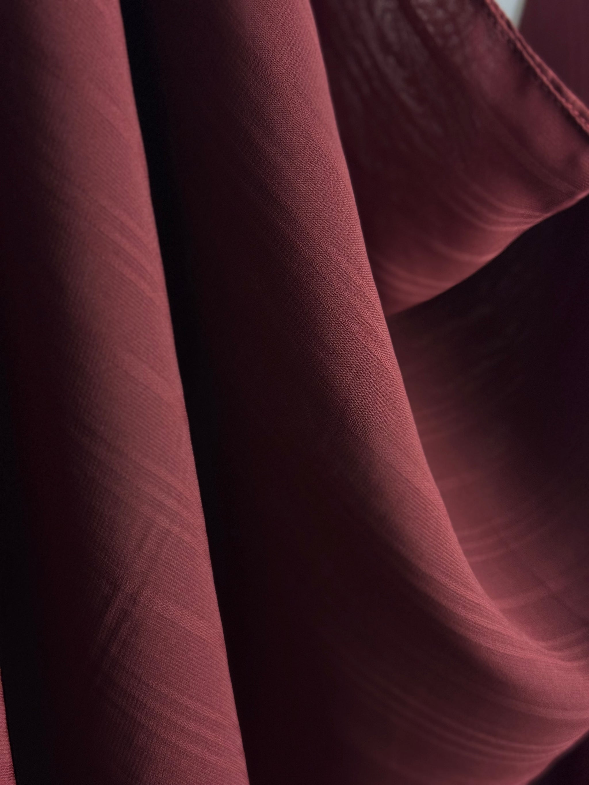 Self Striped Maroon