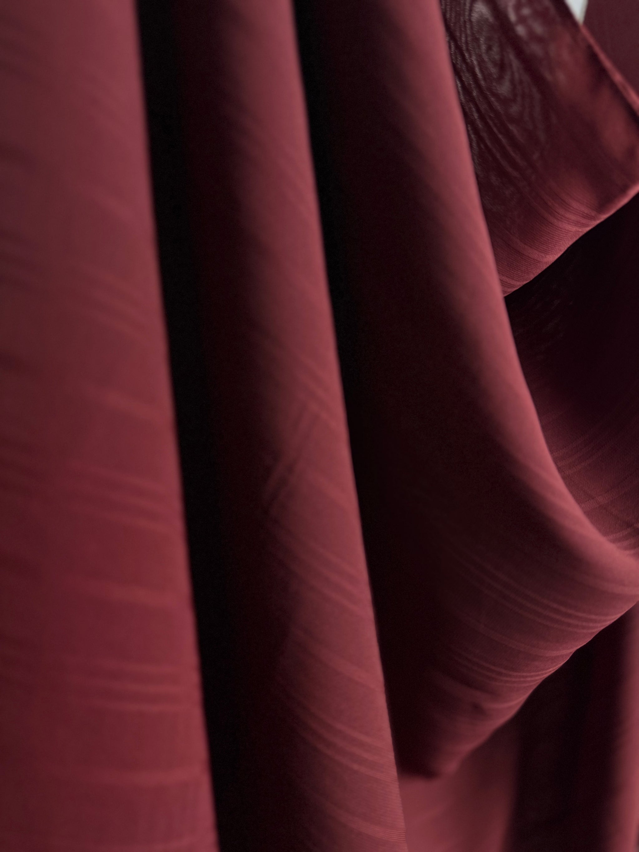 Self Striped Maroon
