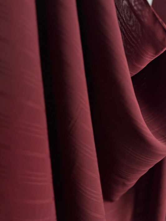 Self Striped Maroon